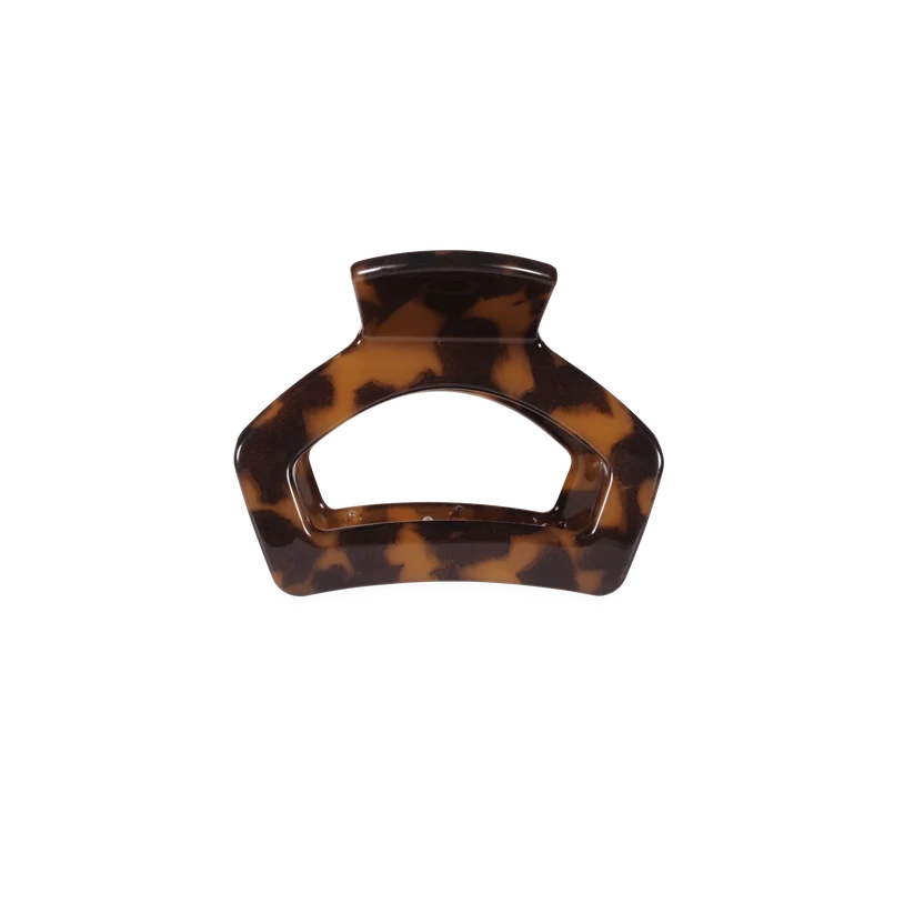 Tortoise Petite Open Hair Clip