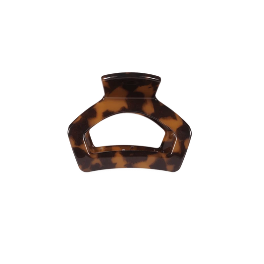 Tortoise Petite Open Hair Clip