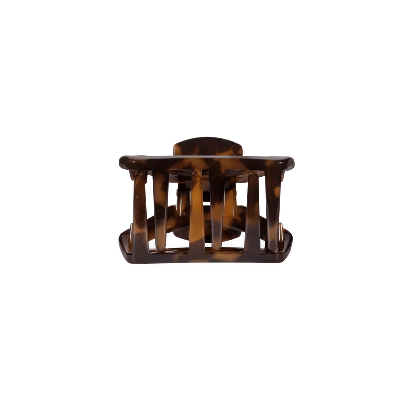 Tortoise Petite Open Hair Clip