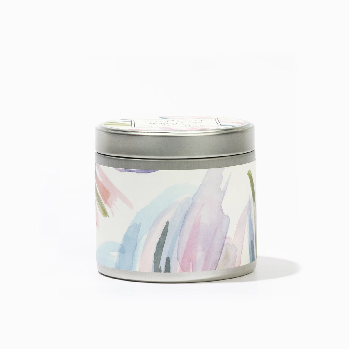 Waterplants Tin Candle