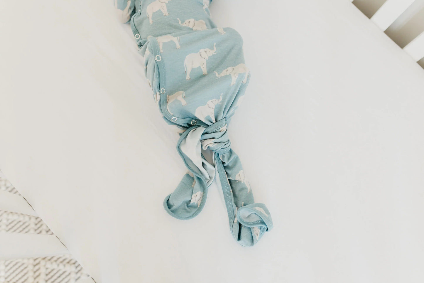 Newborn Knotted Gown Peanut