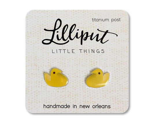 Lilliput Easter Marshmallow Chick Earrings