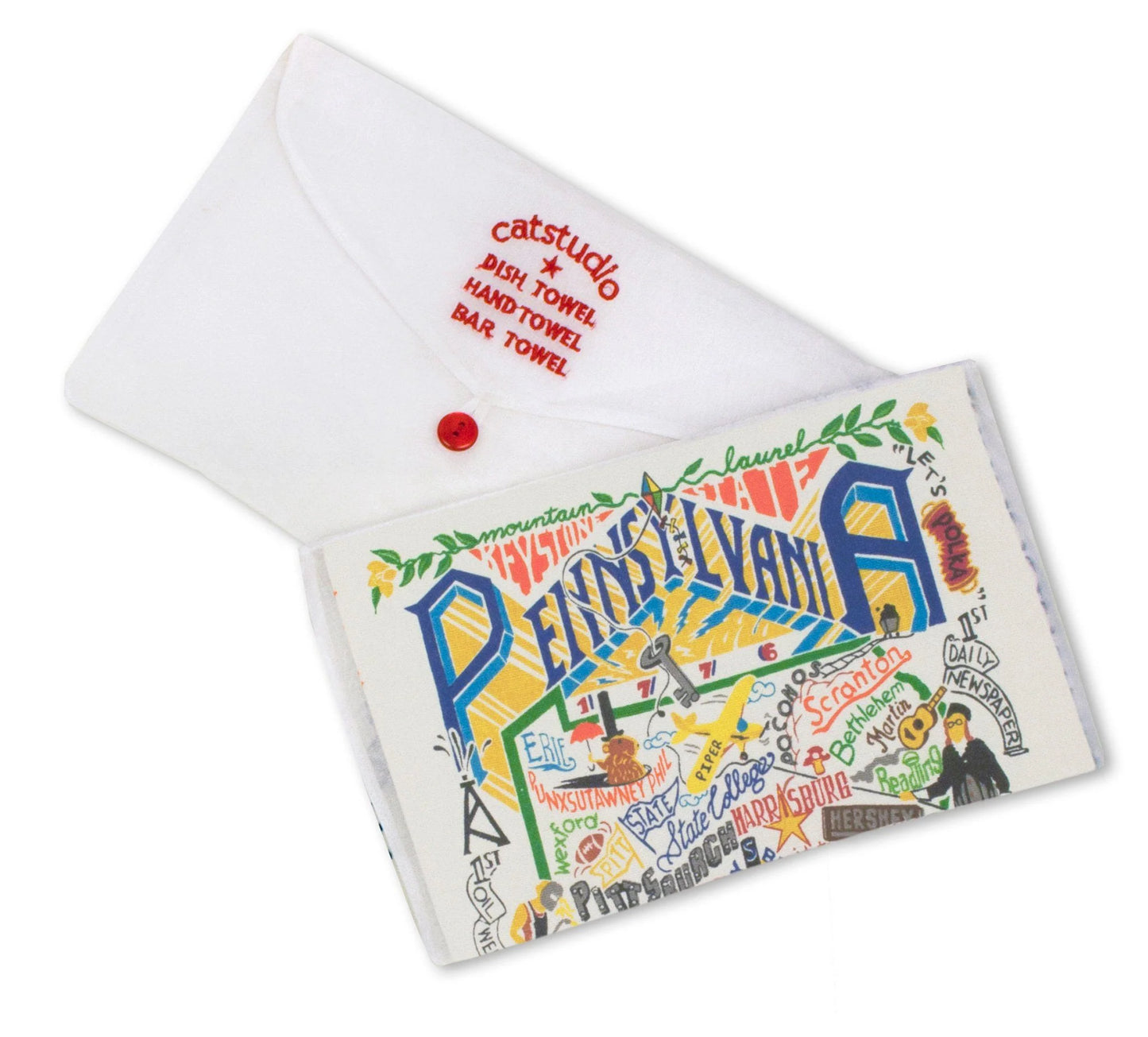 Catstudio Dish Towel Pennsylvania