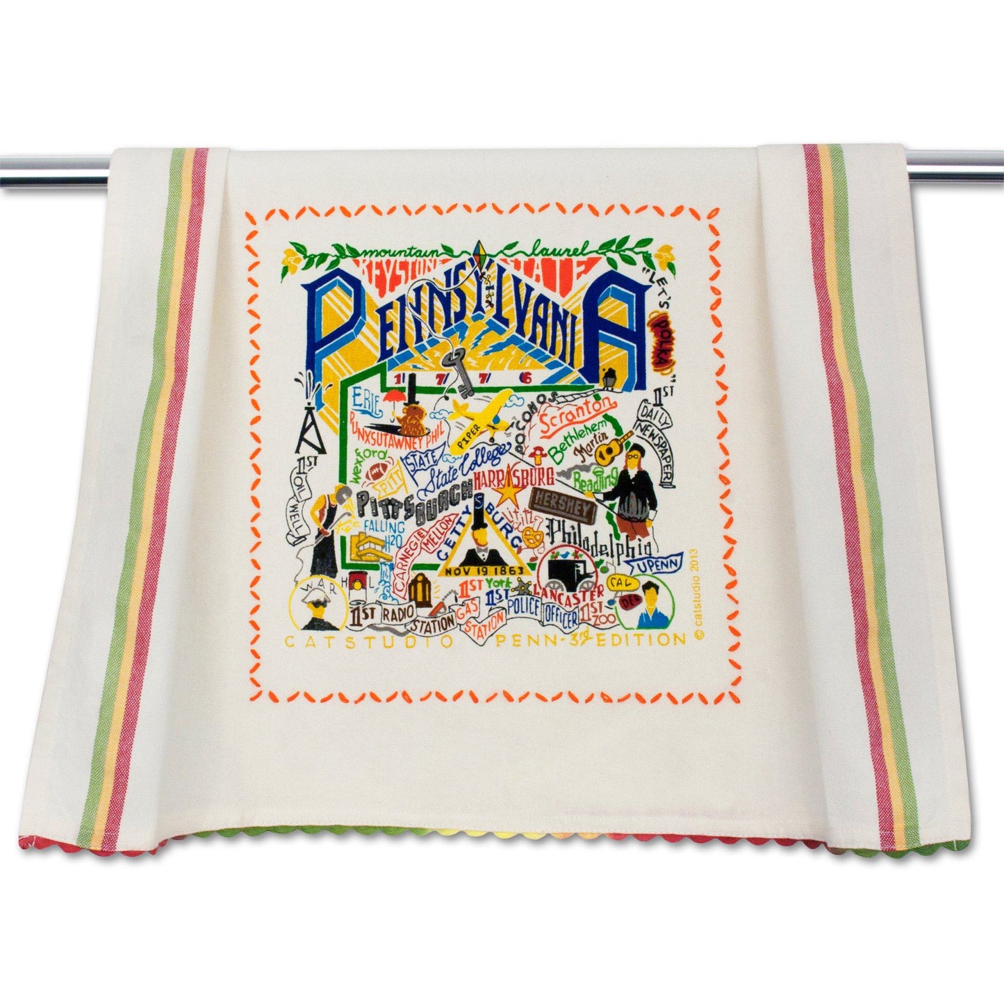 Catstudio Dish Towel Pennsylvania