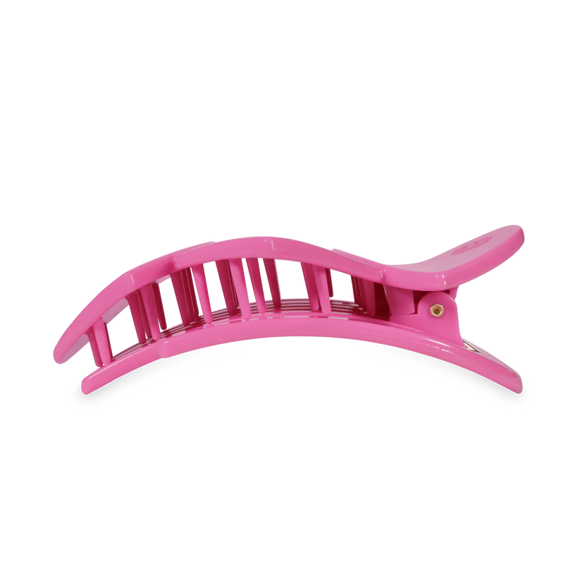 Pink Heart to Heart Large Flat Hair Clip