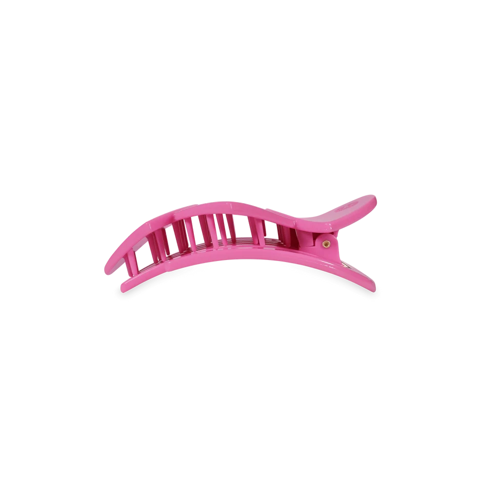 Teleties Pink Heart to Heart Tiny Flat Hair Clip