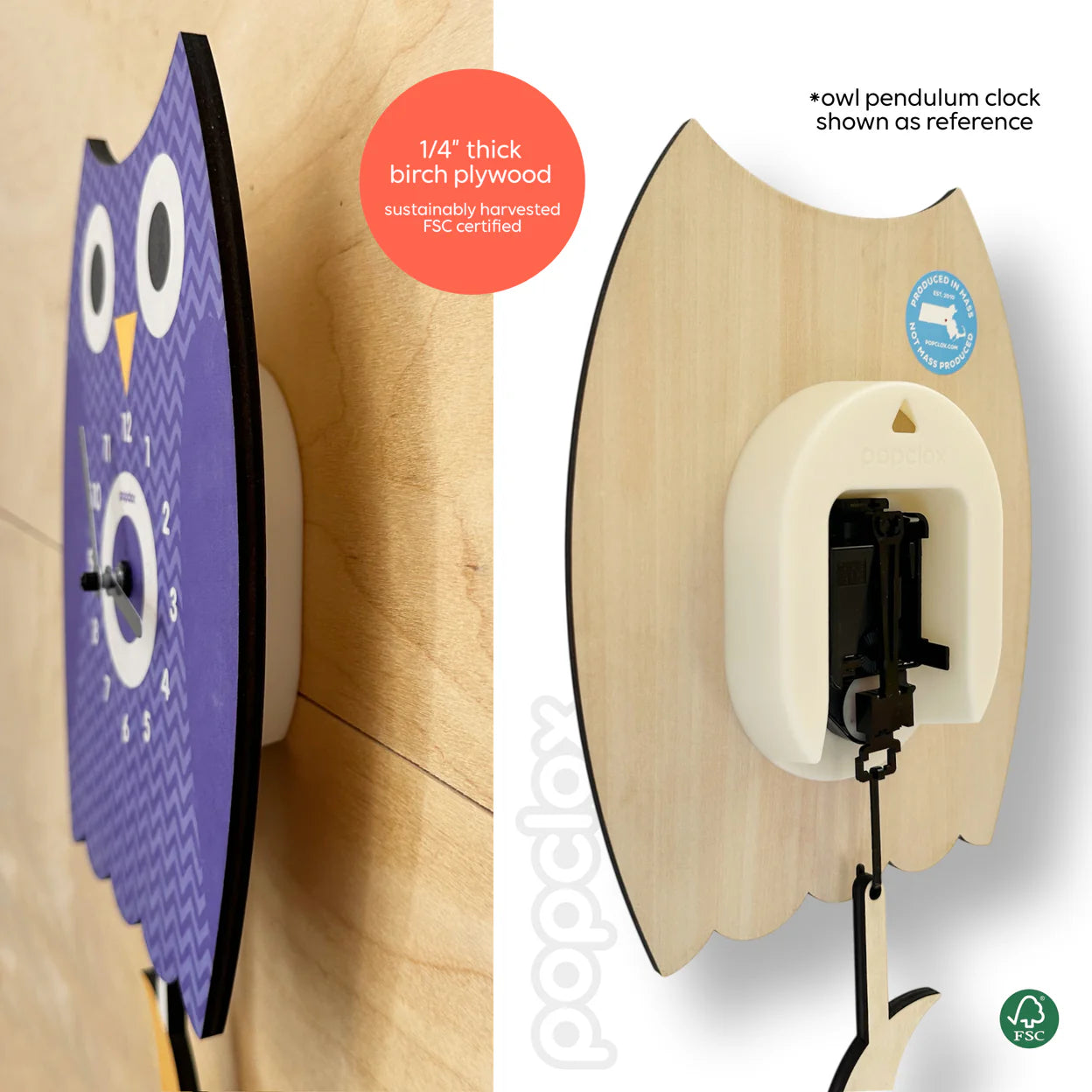 Train Pendulum Clock