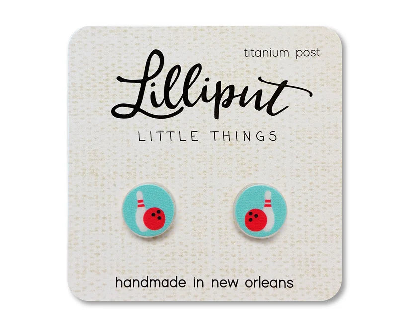 Lilliput Bowling Earrings