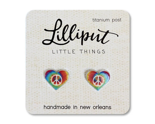 Lilliput Hippie Heart Earrings