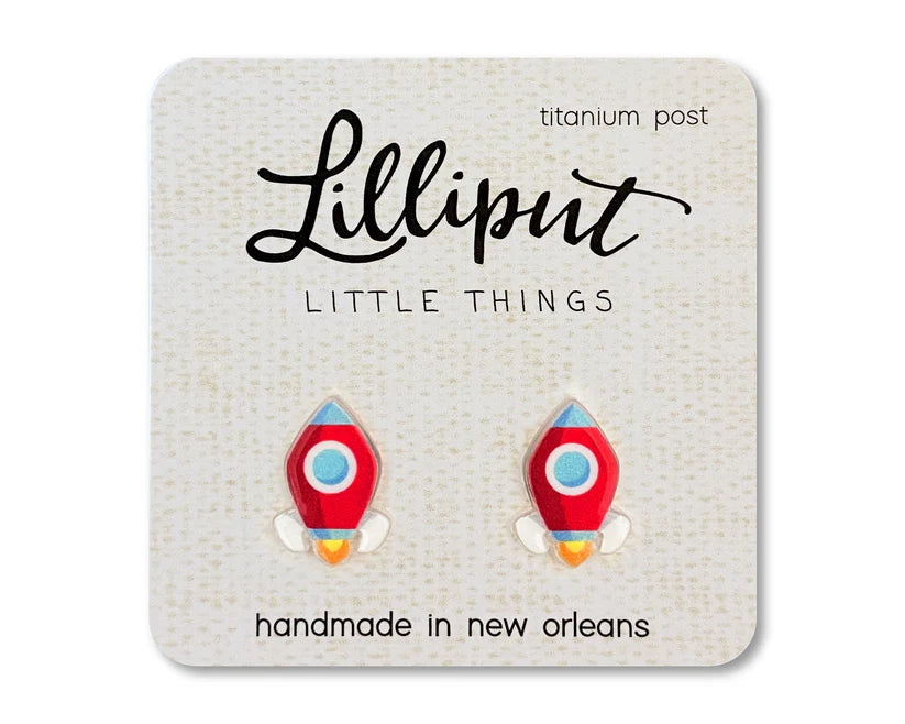 Lilliput Rocketship Earrings