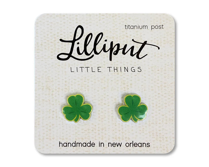 Lilliput Shamrock Earrings