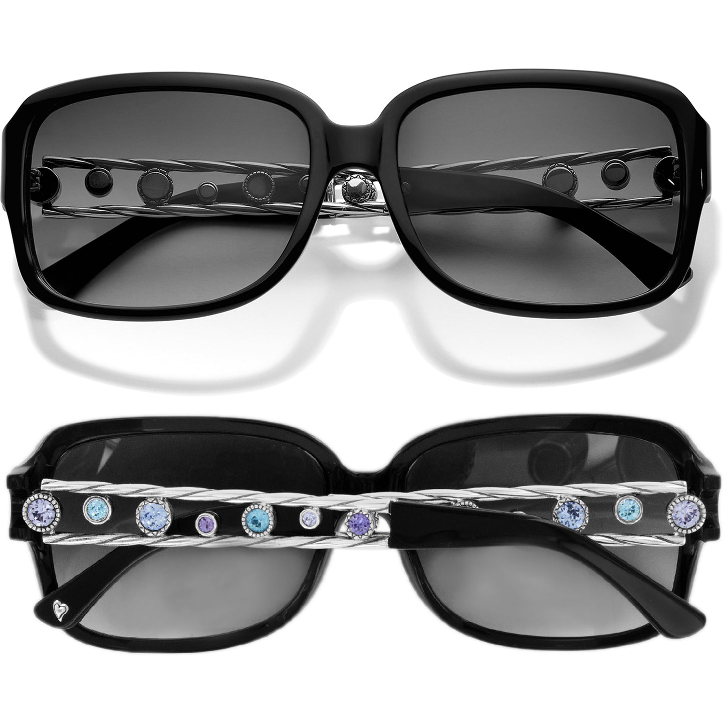 Halo Sunglasses Black-Tanzanite