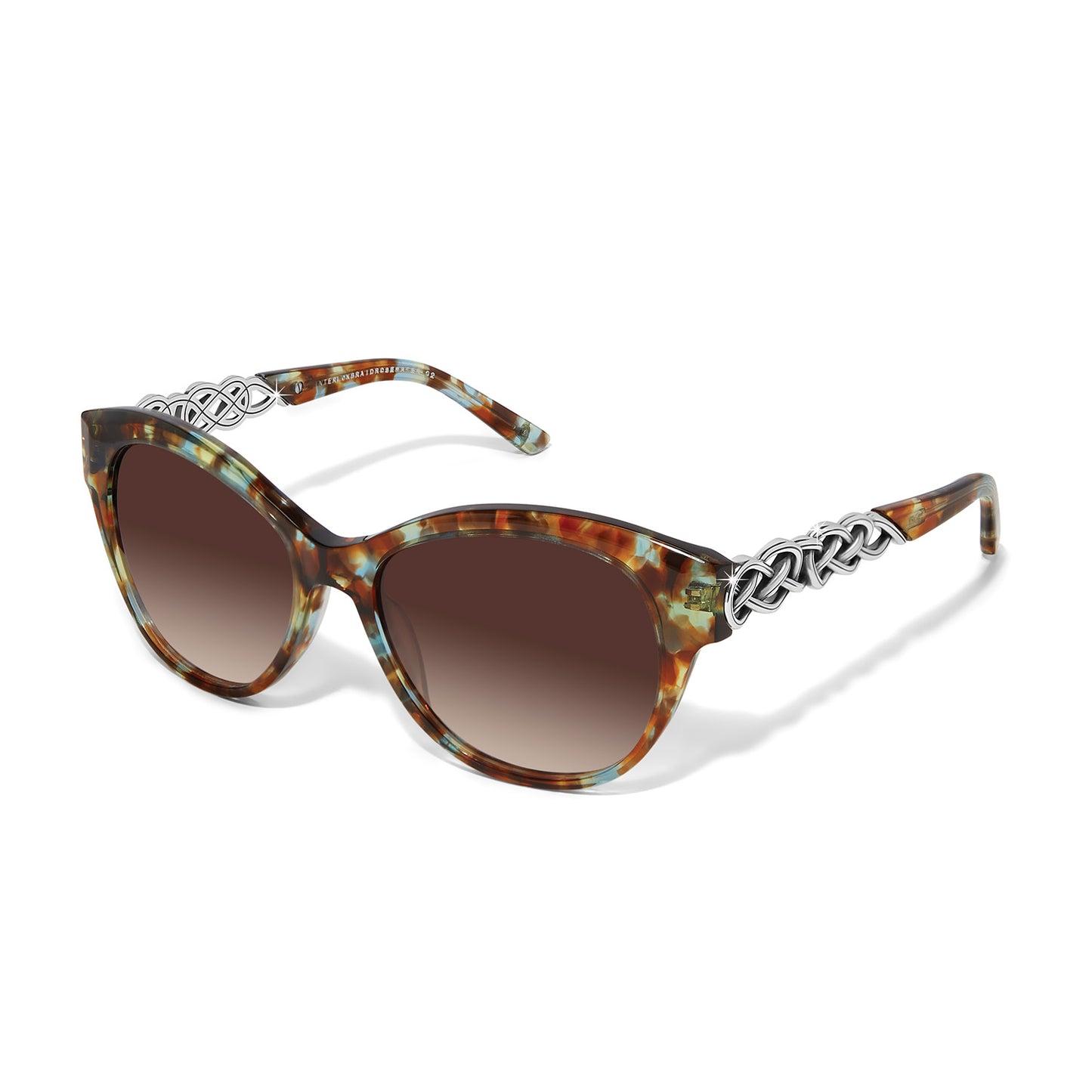 Interlok Braid Sunglasses Blue Havana