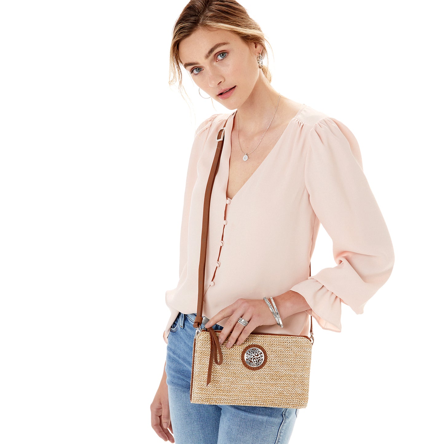 Contempo Straw Pouch Natural-Luggage