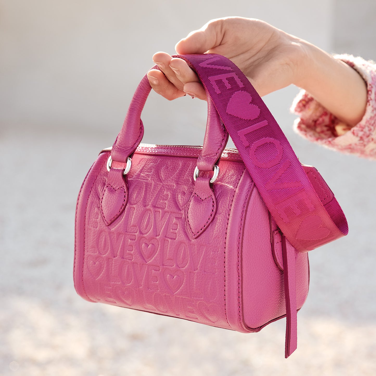 Deeply In Love Mini Satchel Bubble Gum