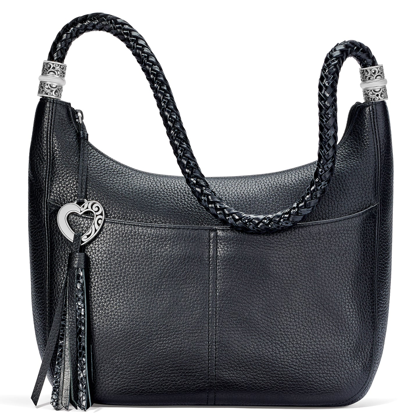 Barbados Ziptop Hobo Black