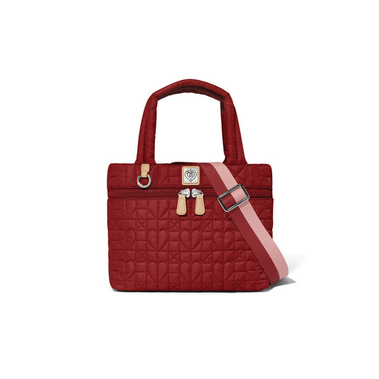 Adrienne Small Tote Garnet
