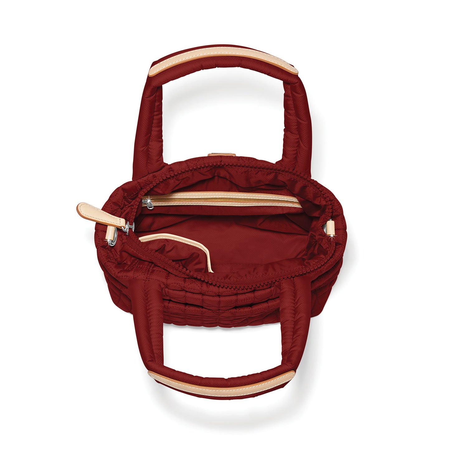 Adrienne Small Tote Garnet