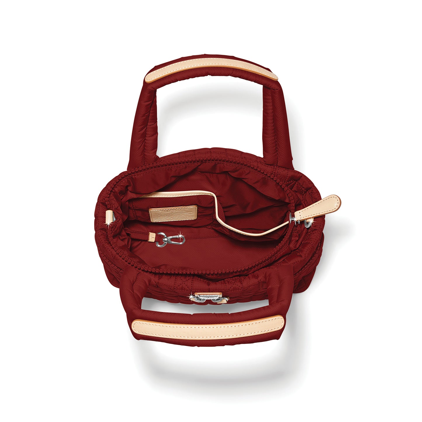 Adrienne Small Tote Garnet