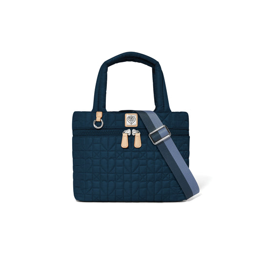 Adrienne Small Tote Navy