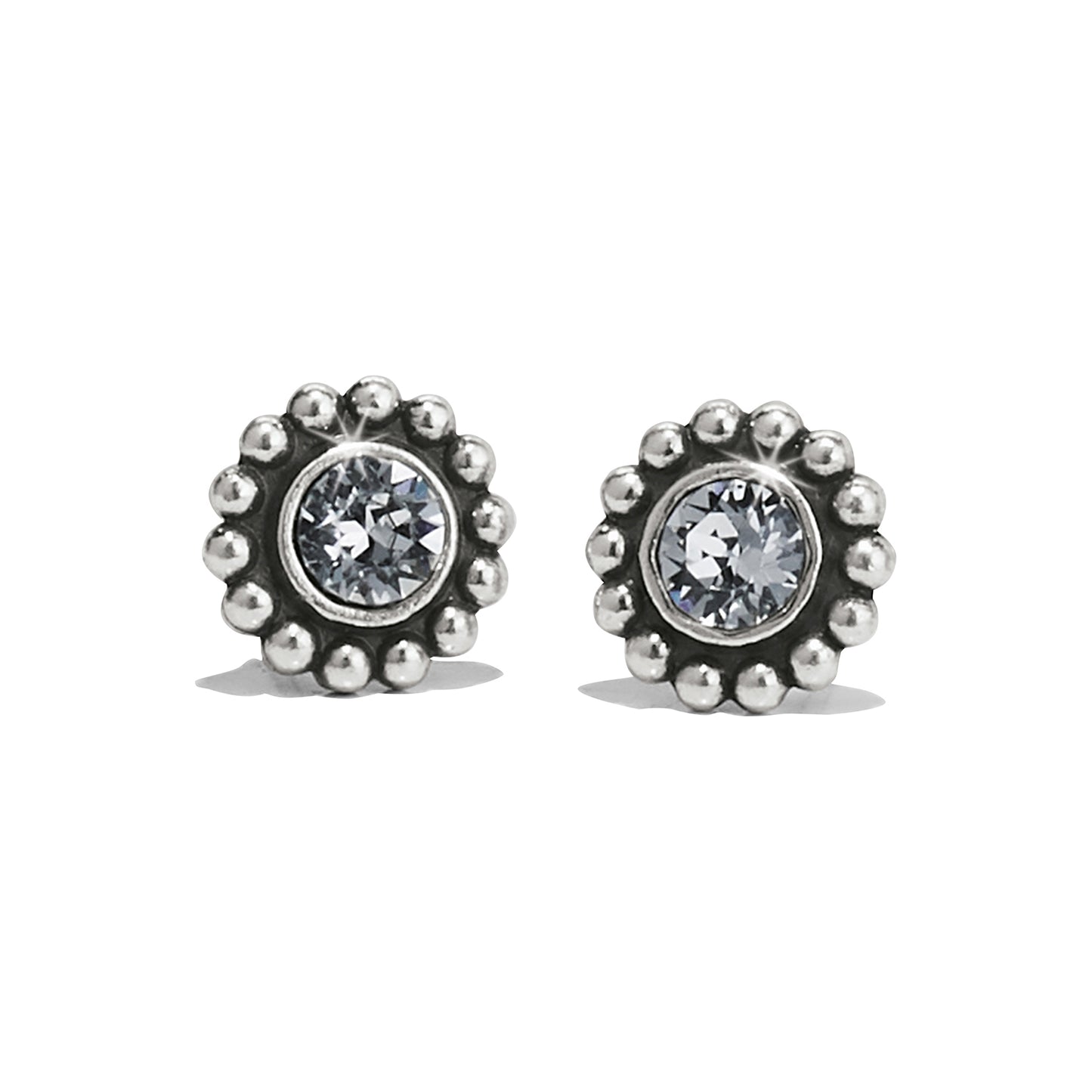 Twinkle Mini Post Earrings Clear April