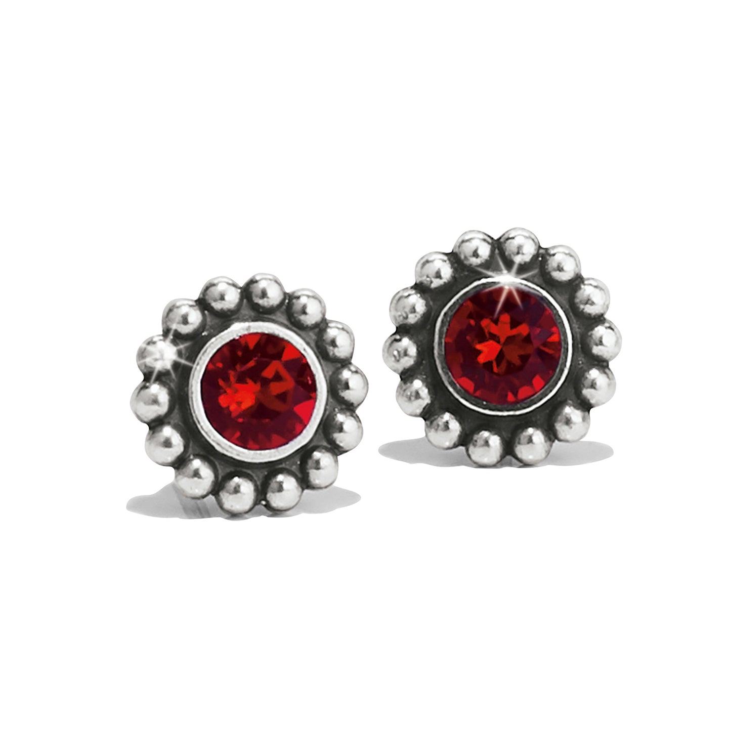 Twinkle Mini Post Earrings Ruby July