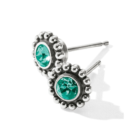 Twinkle Mini Post Earrings Emerald May