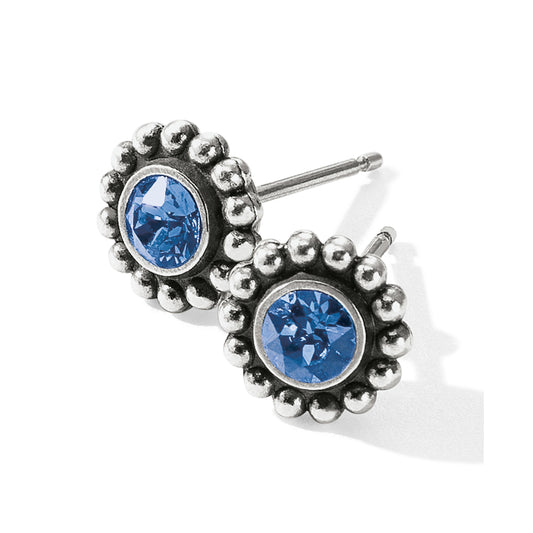 Twinkle Mini Post Earrings Sapphire September