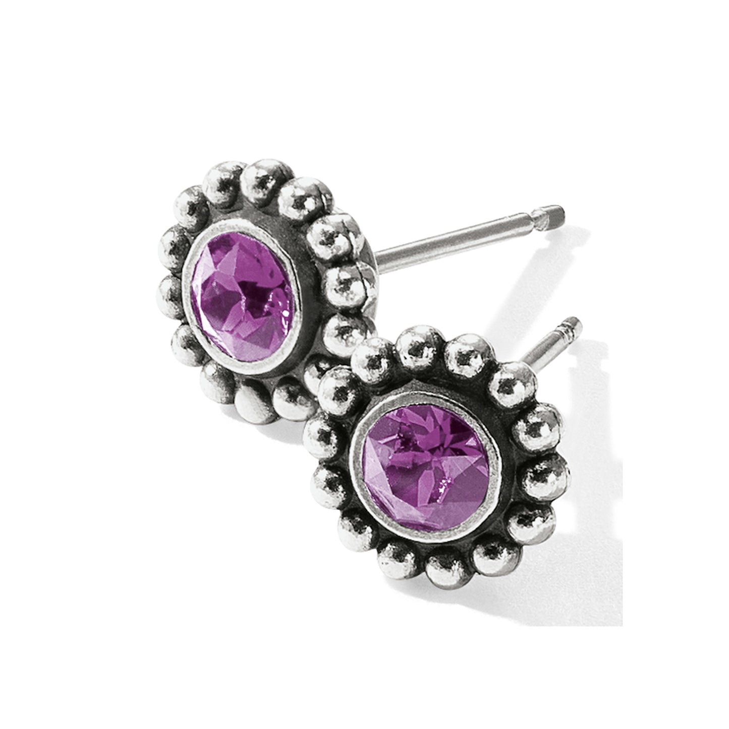 Twinkle Mini Post Earrings Amethyst February