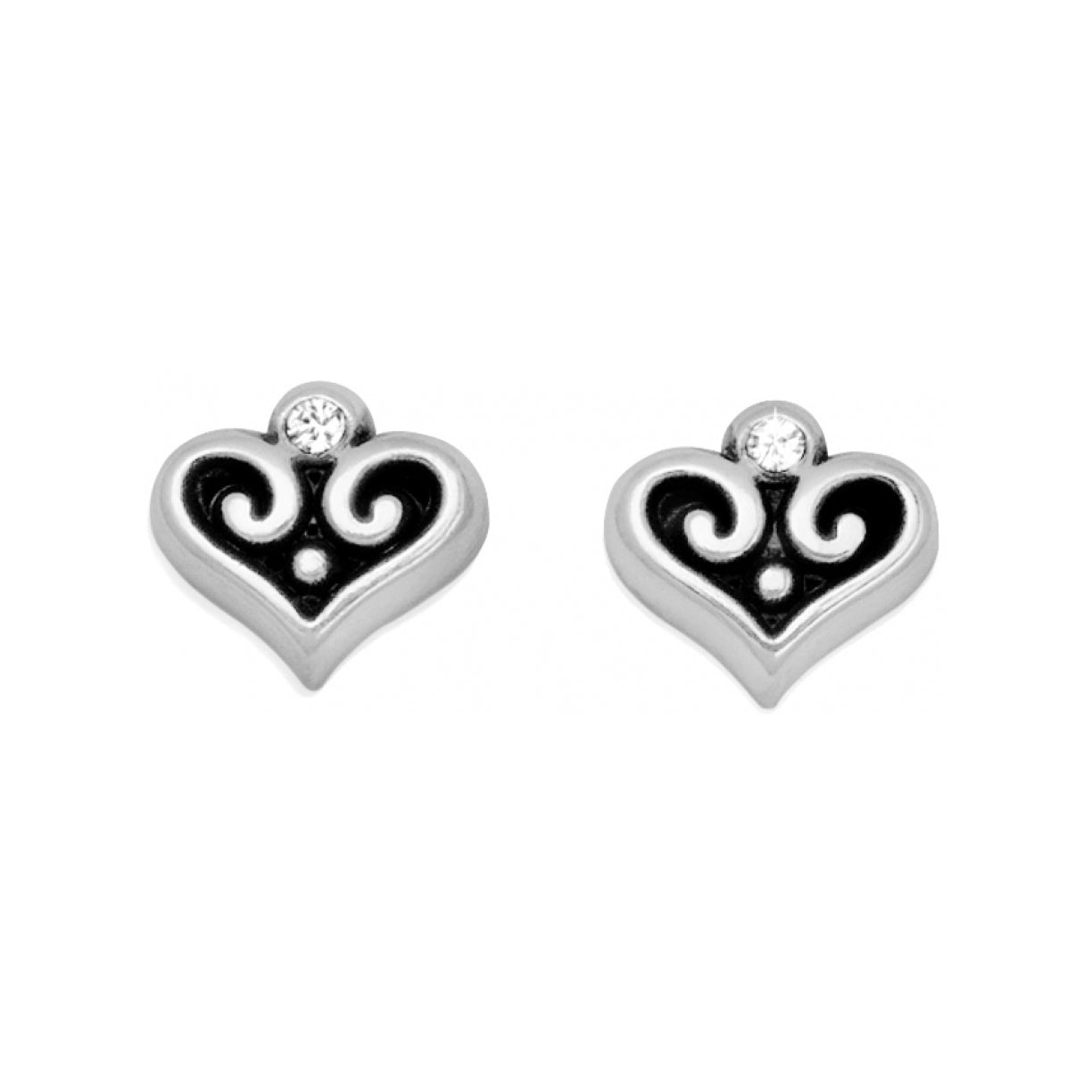 Alcazar Heart Mini Post Earrings
