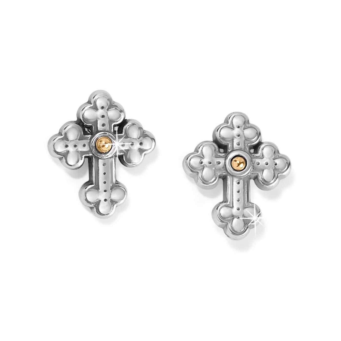 Luna Cross Mini Post Earrings