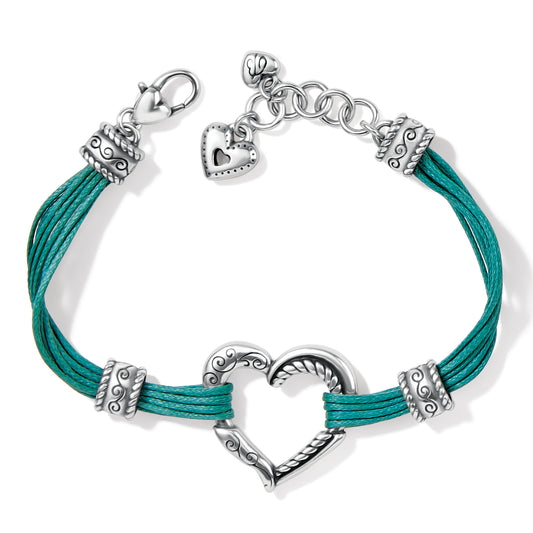 Heritage Heart Bracelet Teal