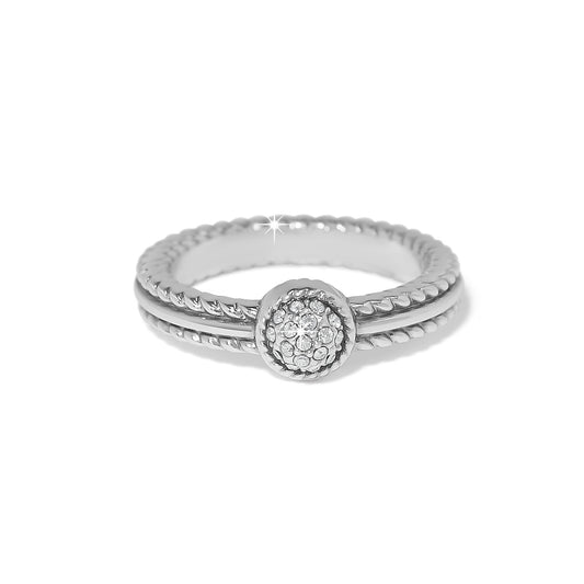 Illumina Celeste Dome Ring Silver