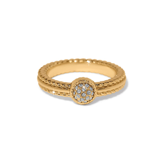 Illumina Celeste Dome Ring Gold