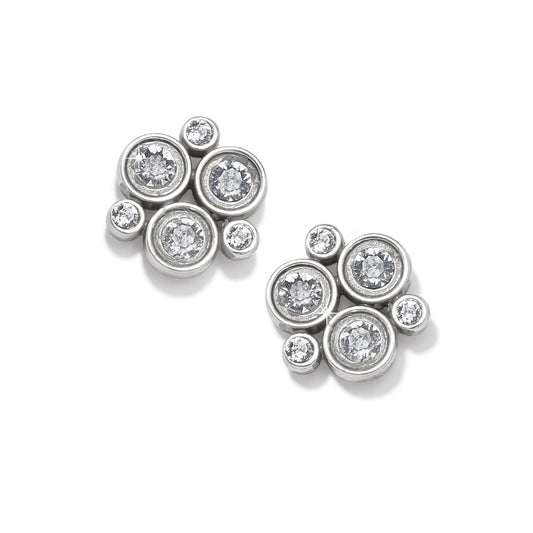 Constella Cluster Post Earrings Crystal