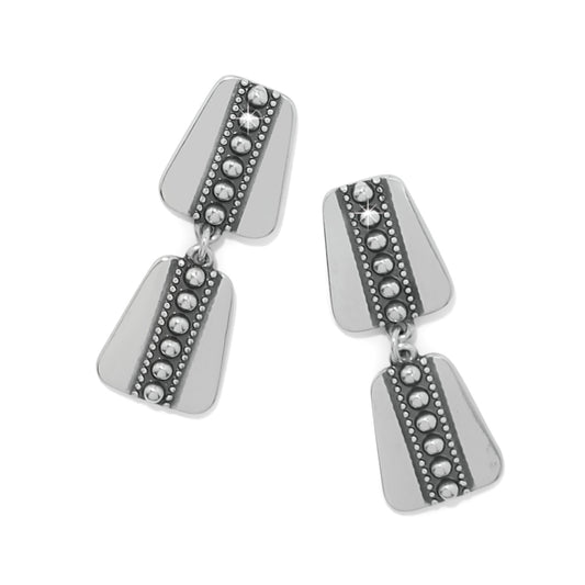 Pretty Tough Geo Post Drop Earrings