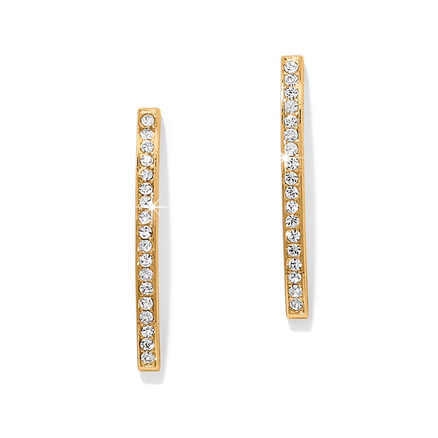 Meridian Geo Bar Post Earrings Gold