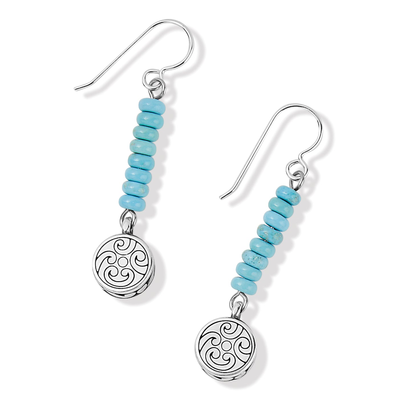 Contempo Nuevo Azul Dome French Wire Earrings