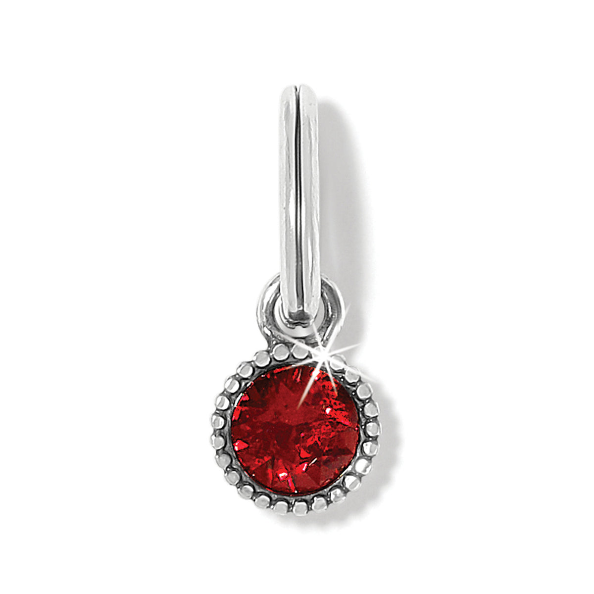 Glitz Red Siam Birthstone Amulet