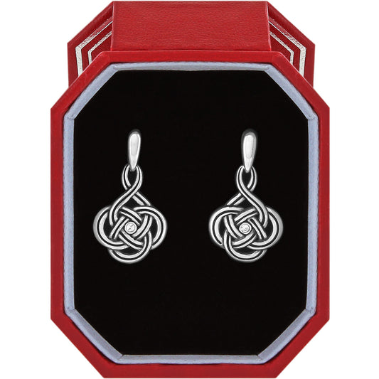 Interlok Petite Post Drop Earrings With Gift Box