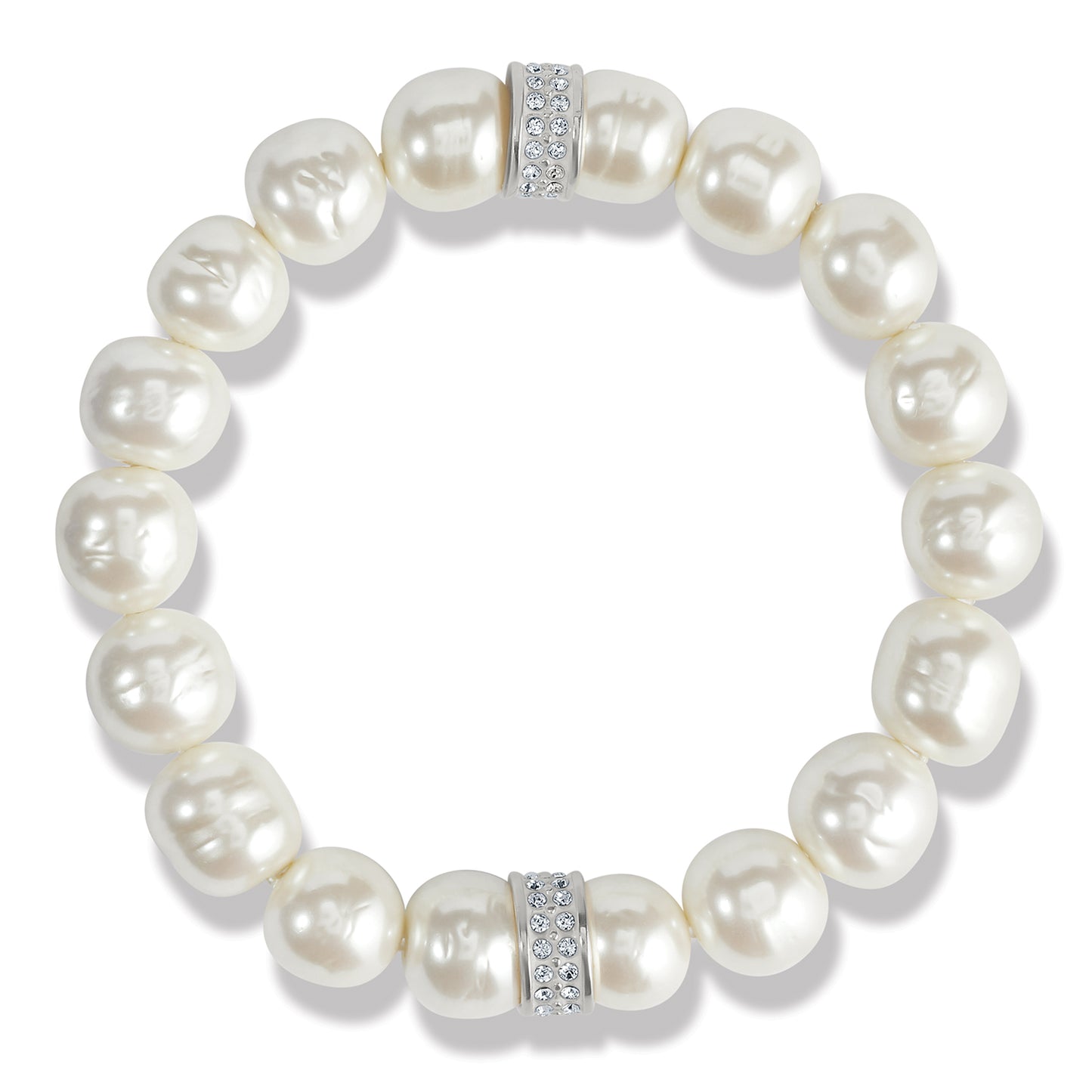Meridian Stretch Bracelet Pearl