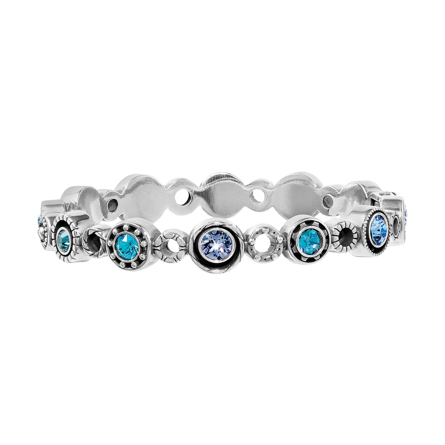 Halo Burst Hinged Bangle