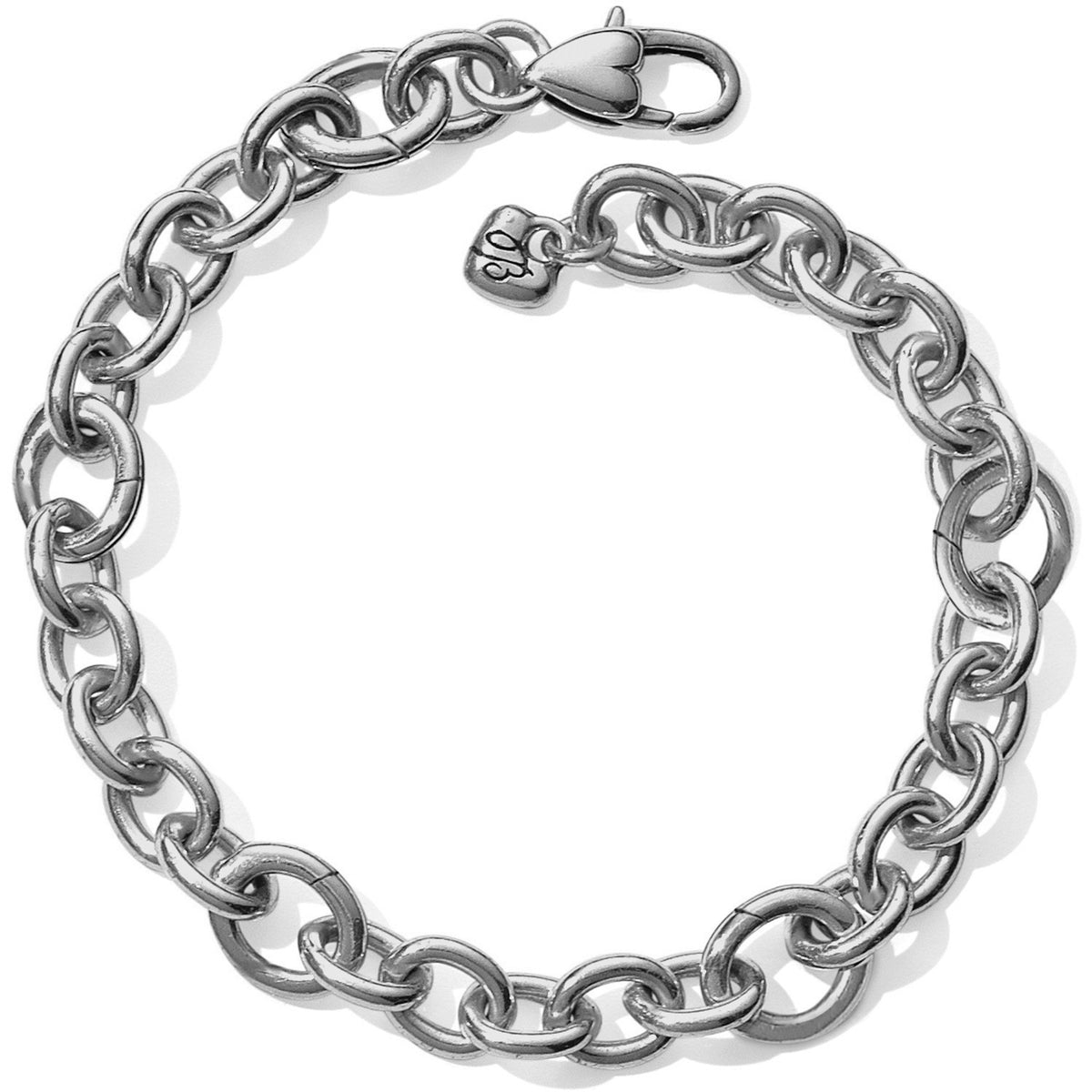 Luxe Link Silver Charm Bracelet