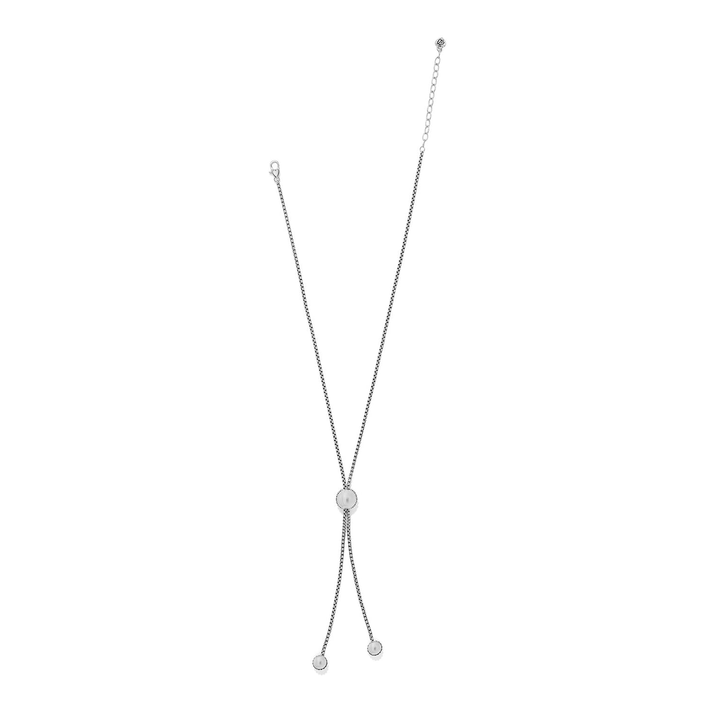 Pretty Tough Bold Stud Lariat Necklace
