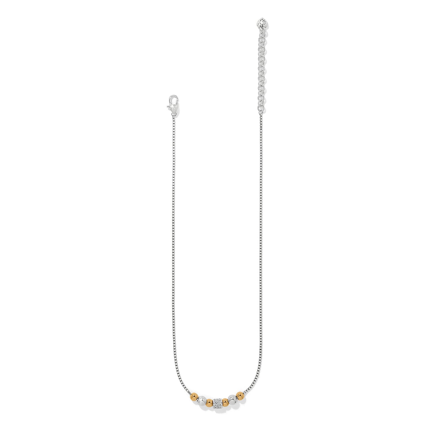 Meridian Petite Station Small Two Tone Necklace