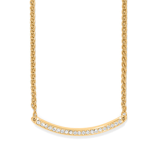 Meridian Geo Bar Necklace Gold