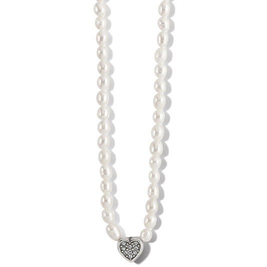 Meridian Zenith Heart Pearl Necklace