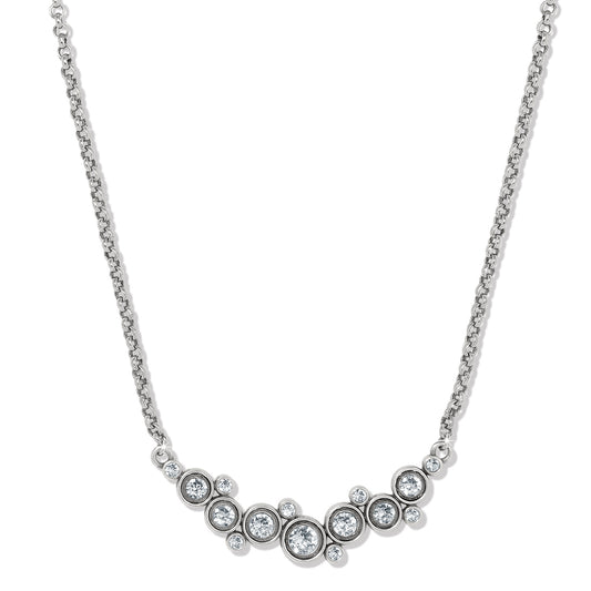 Constella Necklace Silver Crystal