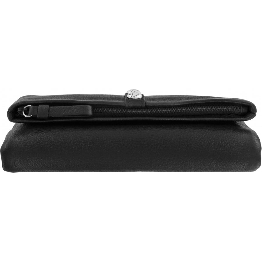 Nolita Shimmer Large Wallet Black