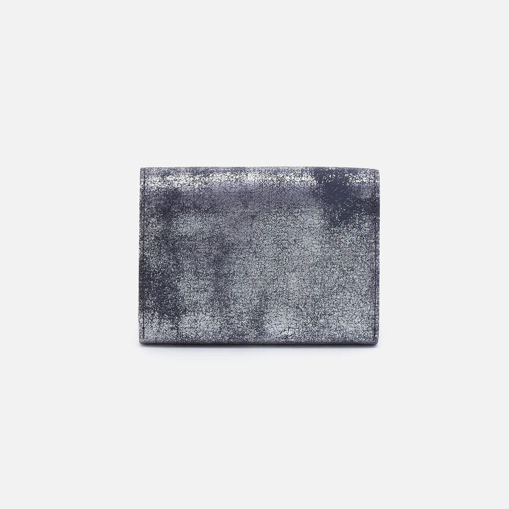 Robin Compact Wallet Blue Pewter Metallic